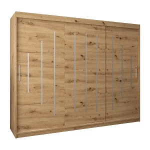 SCHWEBETÜRENSCHRANK YORK 200/250/62 3-türig (Artisan/Artisan) Geprüft