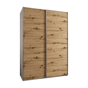 Sale SCHWEBETÜRENSCHRANK Lux 1 245,5/180/64 (Weiß/Artisan/Silber)