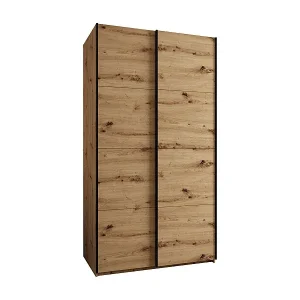Heißes Angebot SCHWEBETÜRENSCHRANK Lux 1 245,5/130/64 (Artisan/Artisan/Schwarz)