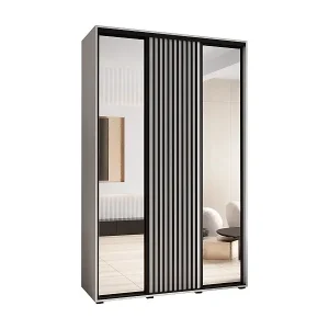 SCHWEBETÜRENSCHRANK SAPPORO 2 205,2/160/45 3-türig (Weiß/Weiß) Schnäppchen