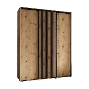 Online Kaufen SCHWEBETÜRENSCHRANK SAPPORO 1 205,2/200/45 3-türig (Artisan/Artisan)