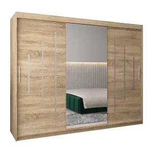 SCHWEBETÜRENSCHRANK YORK 1 200/250/62 3-türig (Sonoma/Sonoma) Neue Kollektion