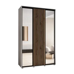 Preiswert SCHWEBETÜRENSCHRANK LANKO 2 235,2/150/45 3-türig (Weiß/Artisan)