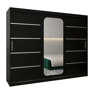 Top-Preis SCHWEBETÜRENSCHRANK PROMO V2 200/250/62 3-türig (Schwarz/Schwarz)