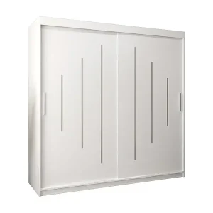 Online Kaufen SCHWEBETÜRENSCHRANK YORK 200/200/62 2-türig (Weiß/Weiß)