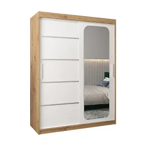 SCHWEBETÜRENSCHRANK PROMO V2 200/150/62 2-türig (Artisan/Weiß) Schnäppchen