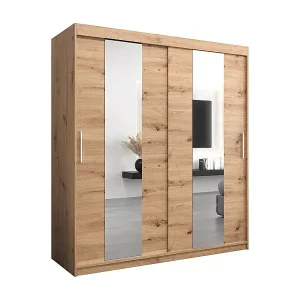 Schwebetürenschrank Pole 200/180/62 2-Türig (Artisan) Rabatt