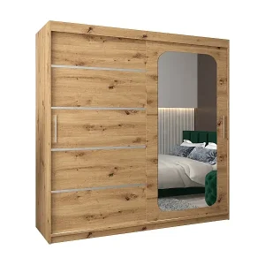 SCHWEBETÜRENSCHRANK PROMO V2 200/200/62 2-türig (Artisan/Artisan) Abverkauf