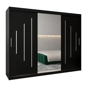 Angebot SCHWEBETÜRENSCHRANK YORK 1 200/250/62 3-türig (Schwarz/Schwarz)