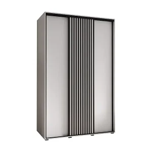 SCHWEBETÜRENSCHRANK SAPPORO 1 205,2/160/45 3-türig (Weiß/Weiß) Geprüft