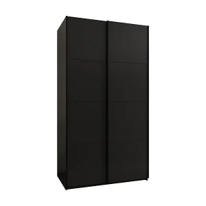Top-Preis SCHWEBETÜRENSCHRANK Lux 1 245,5/130/64 (Schwarz/Schwarz/Schwarz)
