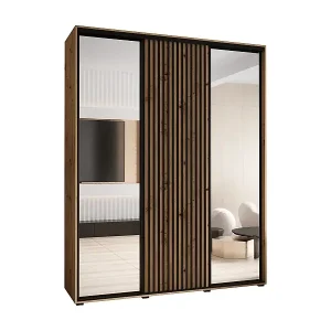 Neu SCHWEBETÜRENSCHRANK SAPPORO 2 205,2/190/45 3-türig (Artisan/Artisan)