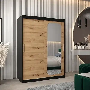 SCHWEBETÜRENSCHRANK PROMO T2 200/150/62 2-türig (Schwarz/Artisan) Jetzt Bestellen