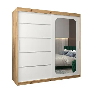 SCHWEBETÜRENSCHRANK PROMO V2 200/200/62 2-türig (Artisan/Weiß) Neue Kollektion