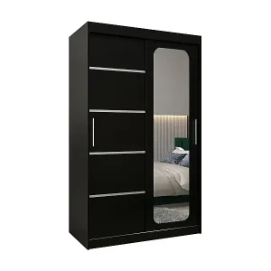 Top-Seller SCHWEBETÜRENSCHRANK PROMO V2 200/120/62 2-türig (Schwarz/Schwarz)