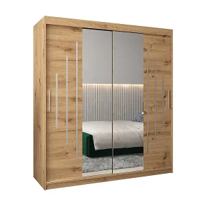Mega-Angebot SCHWEBETÜRENSCHRANK YORK 1 200/180/62 2-türig (Artisan/Artisan)