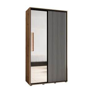 SCHWEBETÜRENSCHRANK SAPPORO 2 205,2/130/45 2-türig (Artisan/Weiß) Neuheit