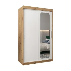 SCHWEBETÜRENSCHRANK PROMO T2 200/120/62 2-türig (Artisan/Weiß) Kostenloser Versand