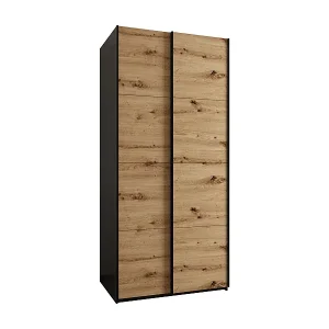 Jetzt Bestellen SCHWEBETÜRENSCHRANK Lux 1 245,5/100/64 (Schwarz/Artisan/Schwarz)