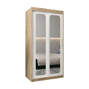 Finale Aktion SCHWEBETÜRENSCHRANK PROMO T3 200/100/62 2-türig (Sonoma/Weiß)