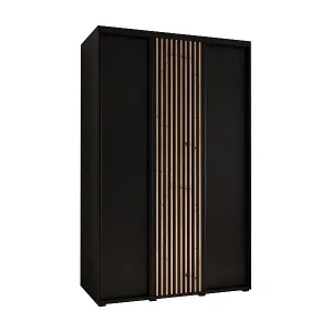 SCHWEBETÜRENSCHRANK SAPPORO 1 205,2/150/45 3-türig (Schwarz/Schwarz) Meistverkauft