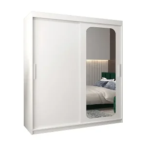 SCHWEBETÜRENSCHRANK PROMO T2 200/180/62 2-türig (Weiß/Weiß) Sonderangebot