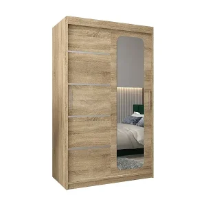 SCHWEBETÜRENSCHRANK PROMO V2 200/120/62 2-türig (Sonoma/Sonoma) Sonderangebot