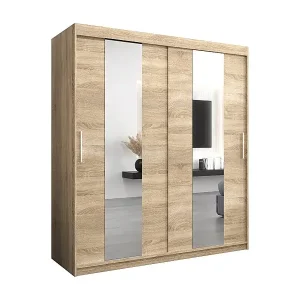Online Kaufen Schwebetürenschrank Pole 200/180/62 2-Türig (Sonoma)