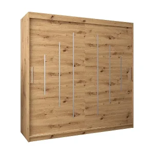 SCHWEBETÜRENSCHRANK YORK 200/200/62 2-türig (Artisan/Artisan) Kostenloser Versand