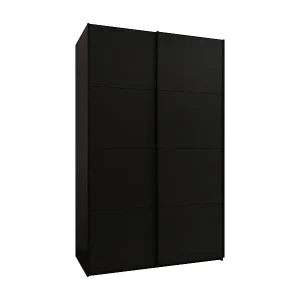 Sichere Zahlung SCHWEBETÜRENSCHRANK Lux 1 245,5/160/64 (Schwarz/Schwarz/Schwarz)