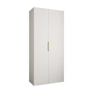 Drehtürenschrank Como 4 245,5/110/50 2-türig (Weiß/Gold) Top-Preis