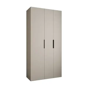 Drehtürenschrank Como 4 245,5/120/40 3-türig (Kaschmir/Schwarz) Nur Heute