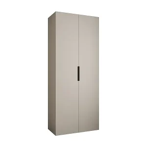 Drehtürenschrank Como 4 245,5/100/40 2-türig (Kaschmir/Schwarz) Nur Für Kurze Zeit