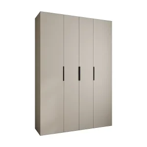 Direkt Vom Hersteller Drehtürenschrank Como 4 245,5/170/40 4-türig (Kaschmir/Schwarz)