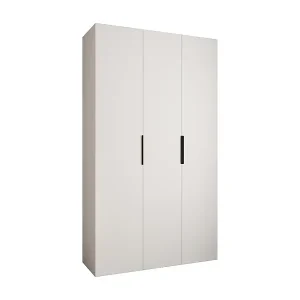 Drehtürenschrank Como 4 245,5/140/40 3-türig (Weiß/Schwarz) Letzte Chance