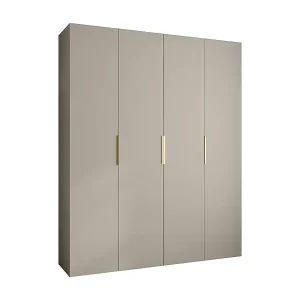 Finale Aktion Drehtürenschrank Como 4 245,5/200/40 4-türig (Kaschmir/Gold)