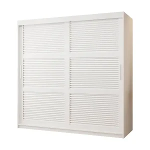 SCHWEBETÜRENSCHRANK ZALUZJA 200/180/62 2-türig (Weiß) Angebot