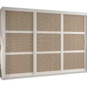 Kostenfreie Lieferung SCHWEBETÜRENSCHRANK PLECIONKA 200/250/62 3-türig (Weiß)