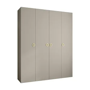 Rabatt Drehtürenschrank Como 1 245,5/200/50 4-türig (Kaschmir/Gold)
