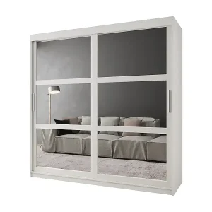 Sofort Bestellen SCHWEBETÜRENSCHRANK MIROR 200/200/62 2-türig (Weiß)