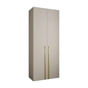 Gratis Versand Drehtürenschrank Como 3 245,5/100/50 2-türig (Kaschmir/Gold)
