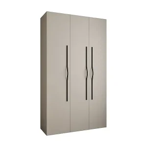 Beliebt Drehtürenschrank Como 2 245,5/140/50 3-türig (Kaschmir/Schwarz)