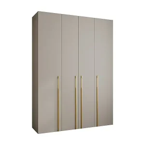 Drehtürenschrank Como 3 245,5/180/50 4-türig (Kaschmir/Gold) Sofort Bestellen