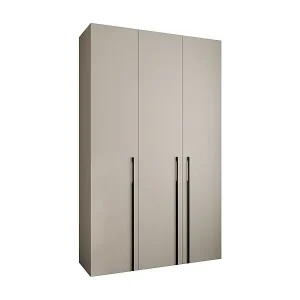 Drehtürenschrank Como 3 245,5/150/50 3-türig (Kaschmir/Schwarz) Sonderaktion