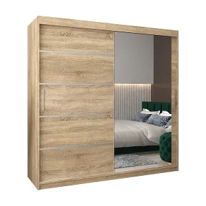 Finale Aktion SCHWEBETÜRENSCHRANK VERONA 2 200/200/62 2-türig (Sonoma/Sonoma)