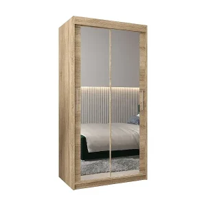 ARMARIO TOKYO 3 DE PUERTAS CORREDERAS 200/100/62 2 puertas (Sonoma/Sonoma) Neu