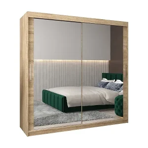 ARMARIO TOKYO 3 DE PUERTAS CORREDERAS 200/200/62 2 puertas (Sonoma/Sonoma) Online Kaufen