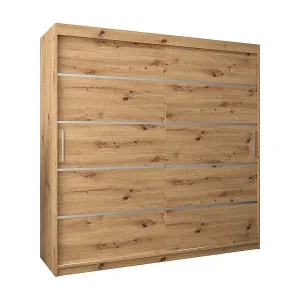 Kostenloser Rückversand SCHWEBETÜRENSCHRANK VERONA 1 200/200/62 2-türig (Artisan/Artisan)