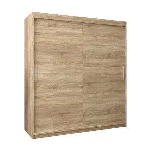 Schwebetürenschrank Tokyo 200/180/62 2-Türig (Sonoma) Schneller Versand