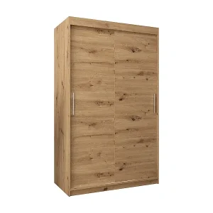 Schwebetürenschrank Tokyo 200/120/62 2-Türig (Artisan) Abverkauf